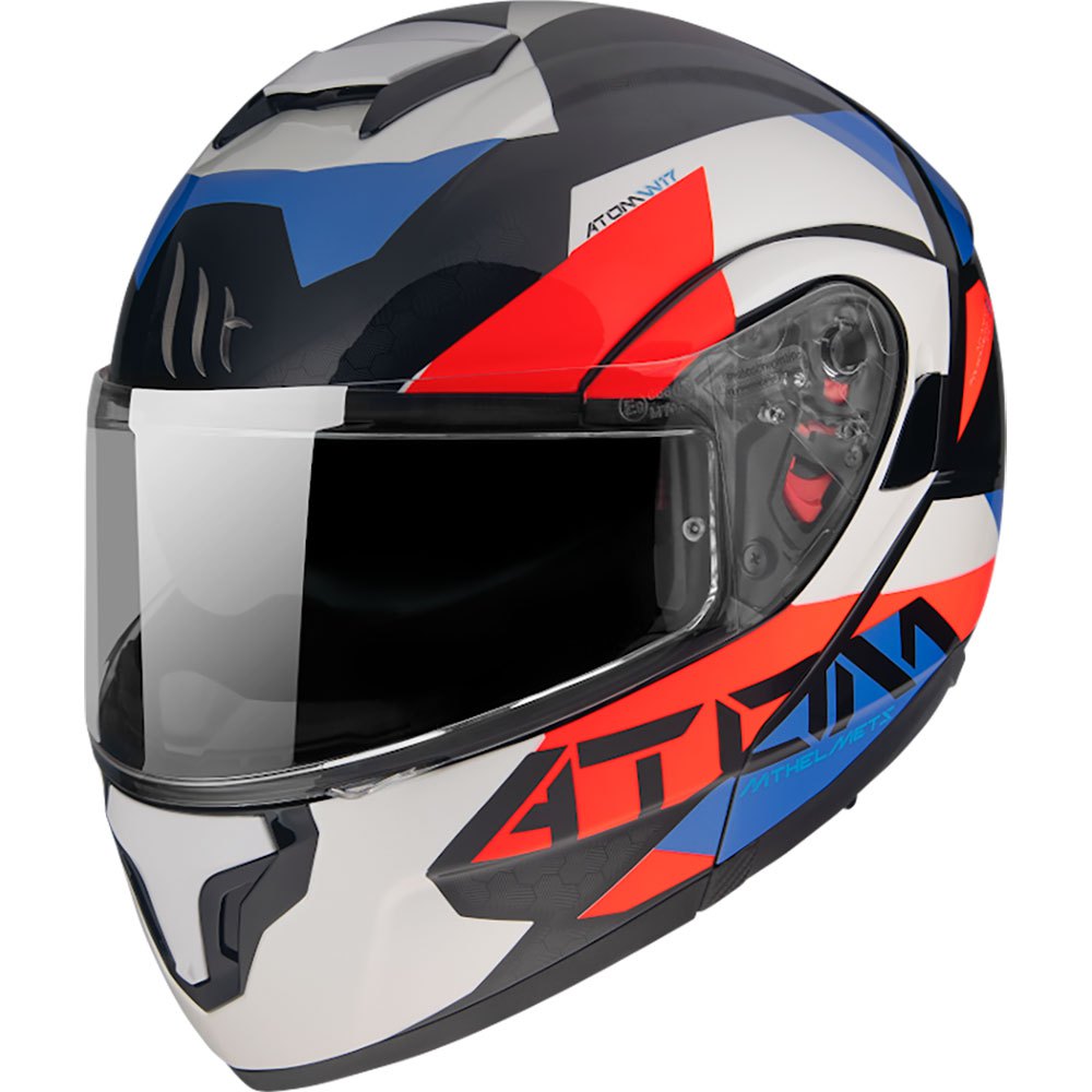 цена Модульный шлем MT Helmets Atom SV W17, белый