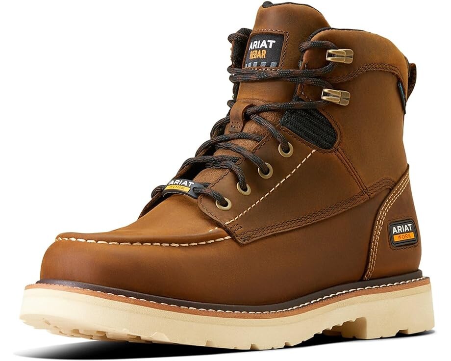 

Ботинки Ariat Rebar Lift 6" Waterproof Work Boots, коричневый