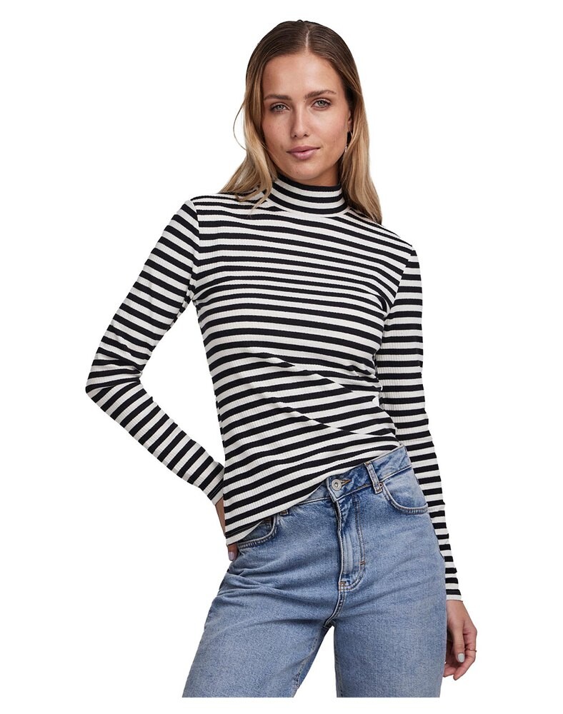 

Футболка Pieces Ruka Long Sleeve Turtle Neck, коричневый