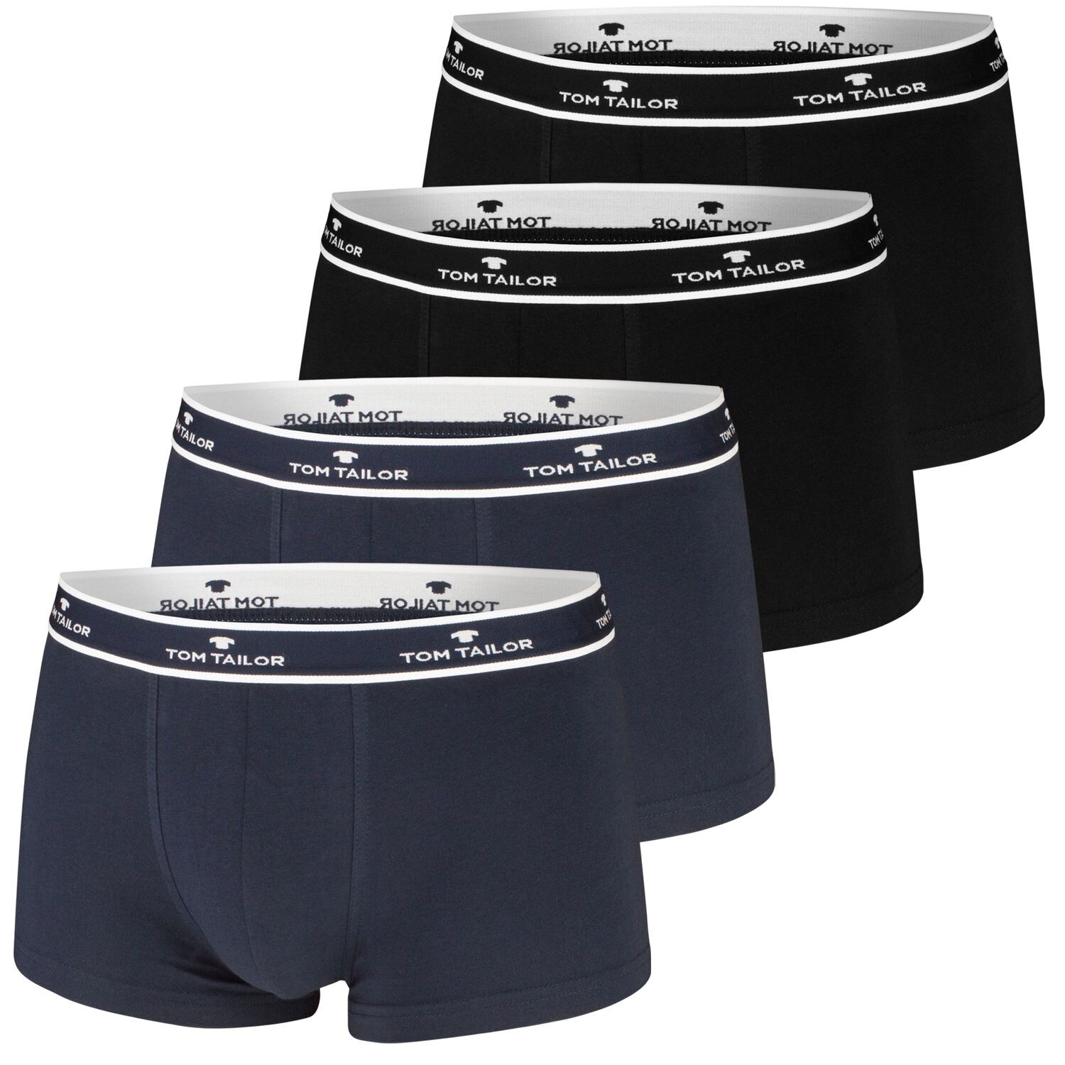 

Боксеры Tom Tailor Boxershorts 4 шт, цвет Schwarz / Navy