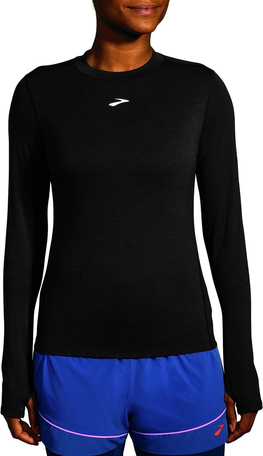 

Лонгслив Brooks High Point Long Sleeve, черный