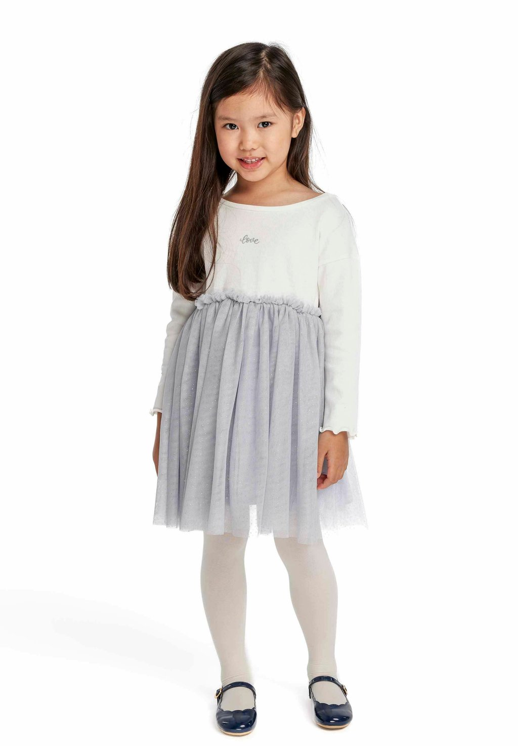 Элегантное платье Standard MINOTI, цвет off white grey