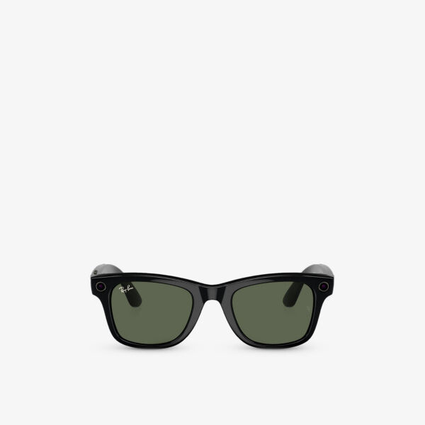 

Солнцезащитные очки Ray-Ban Meta RW4006 Wayfarer из ацетата Ray-Ban, черный