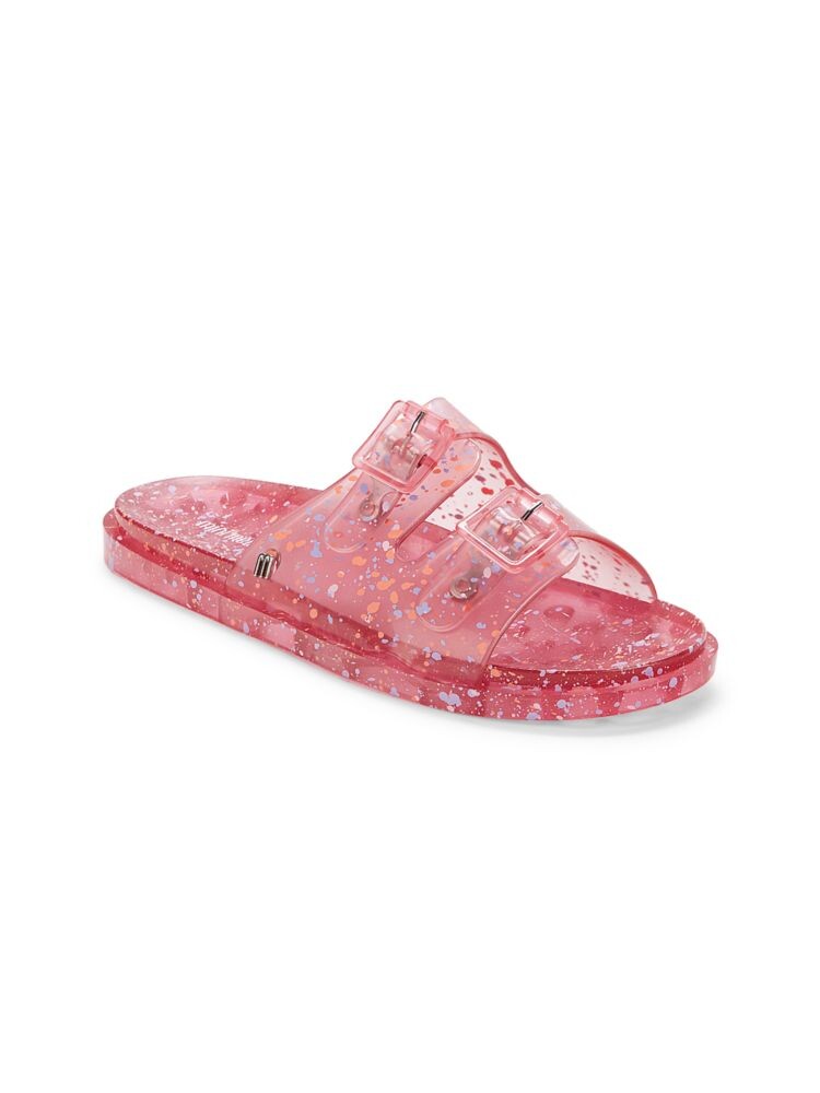 

Сандалии для девочек Wide II Mini Melissa, розовый