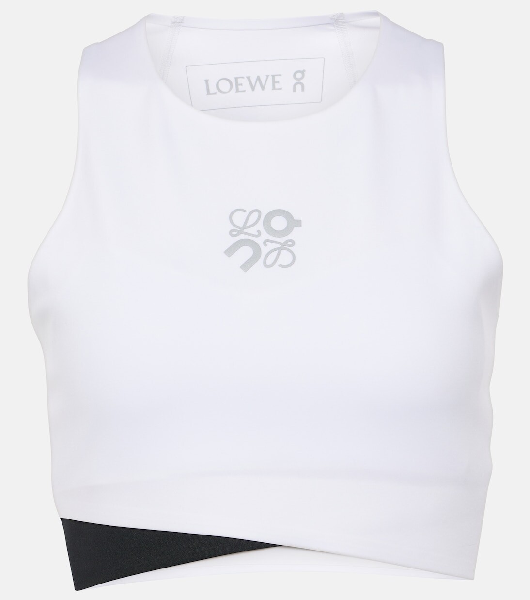 

Топ-Бюстгальтер с логотипом из коллаборации с On Performance Loewe, белый