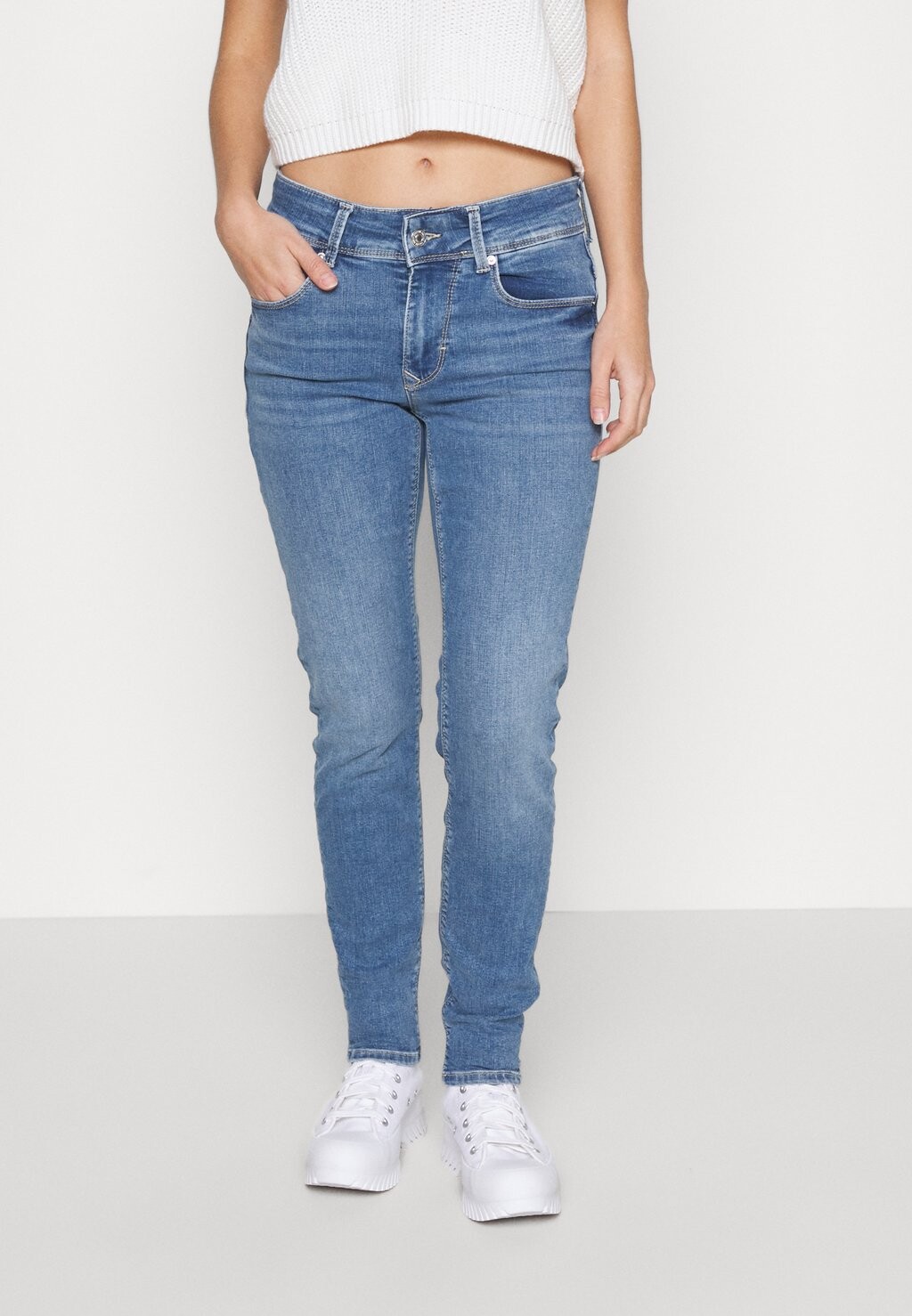 

Джинсы Skinny Fit Vero Moda Vmembrace Mr Push Up, темно–синий