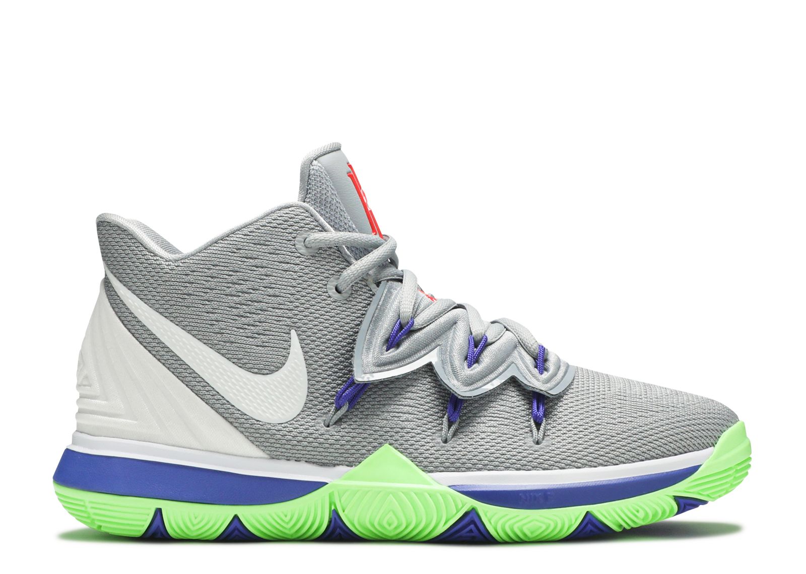 Кроссовки Nike Kyrie 5 Gs 'Wolf Grey Lime', серый