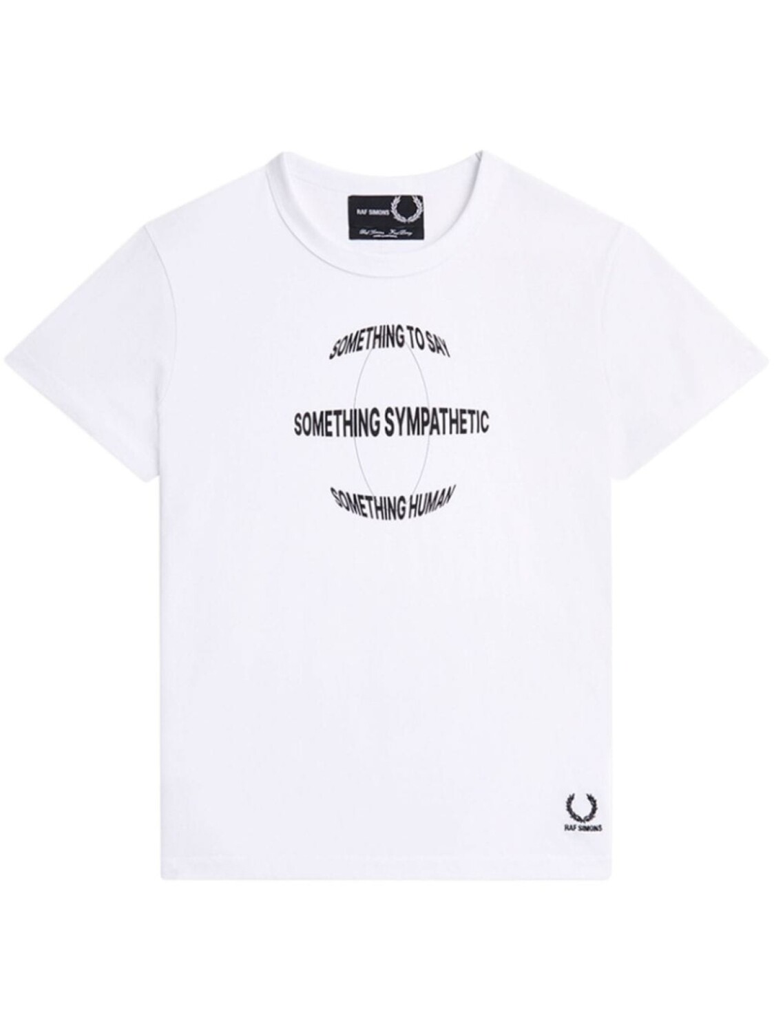 

Хлопковая футболка с надписью Fred Perry, белый