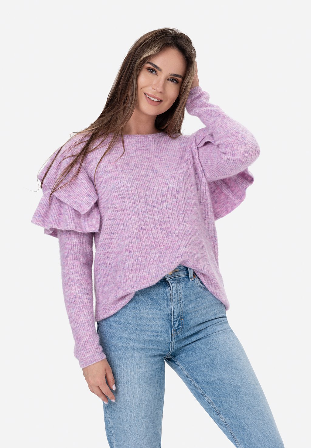 Свитер Ruth Laurella, цвет lilac вязаный свитер jeffie laurella цвет multicolor