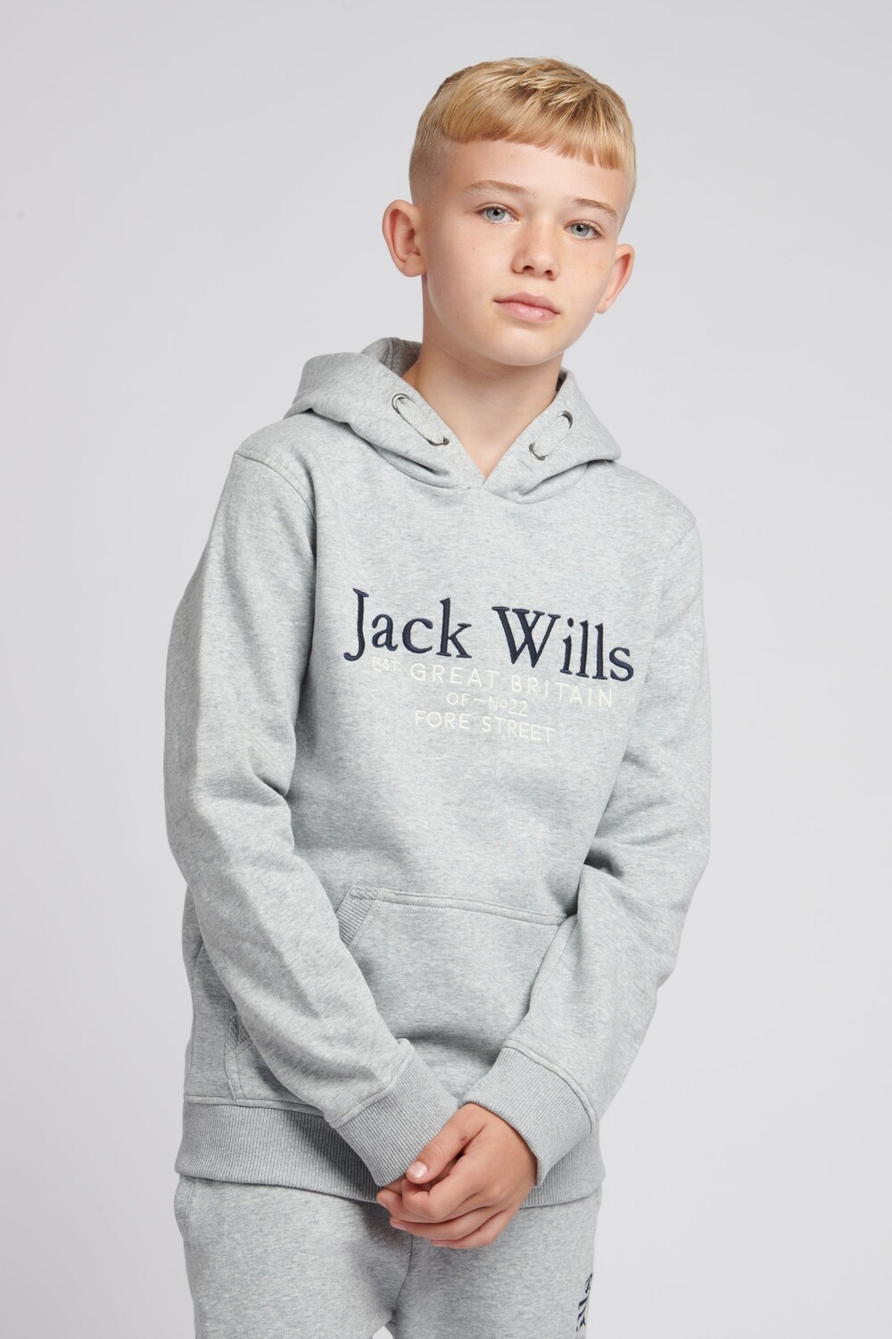 

Серая толстовка с надписью Jack Wills, серый