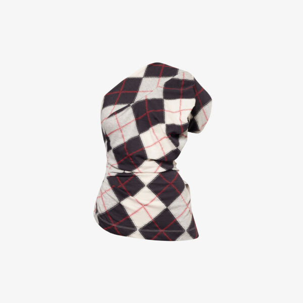 

Асимметричный топ andalouse приталенного кроя из органического хлопка Vivienne Westwood, цвет argyle