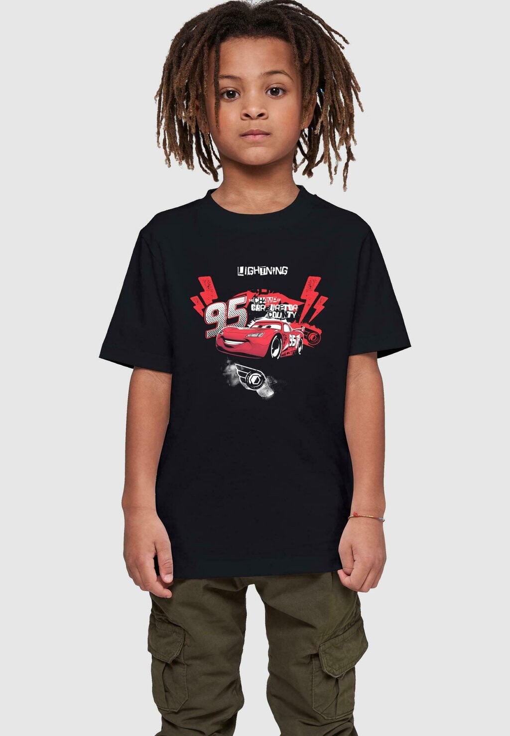

Футболка с принтом CARS LIGHTNING MCQUEEN COLLAGE ABSOLUTE CULT, цвет black
