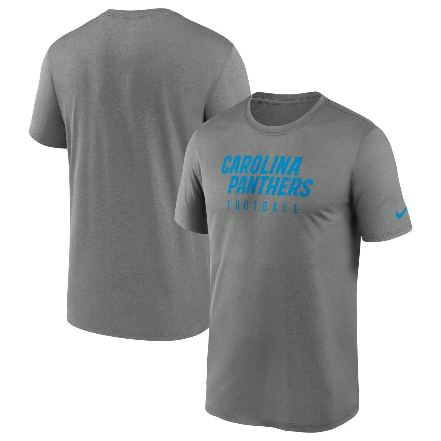 

Мужская серая футболка Nike Carolina Panthers Sideline Legend Performance