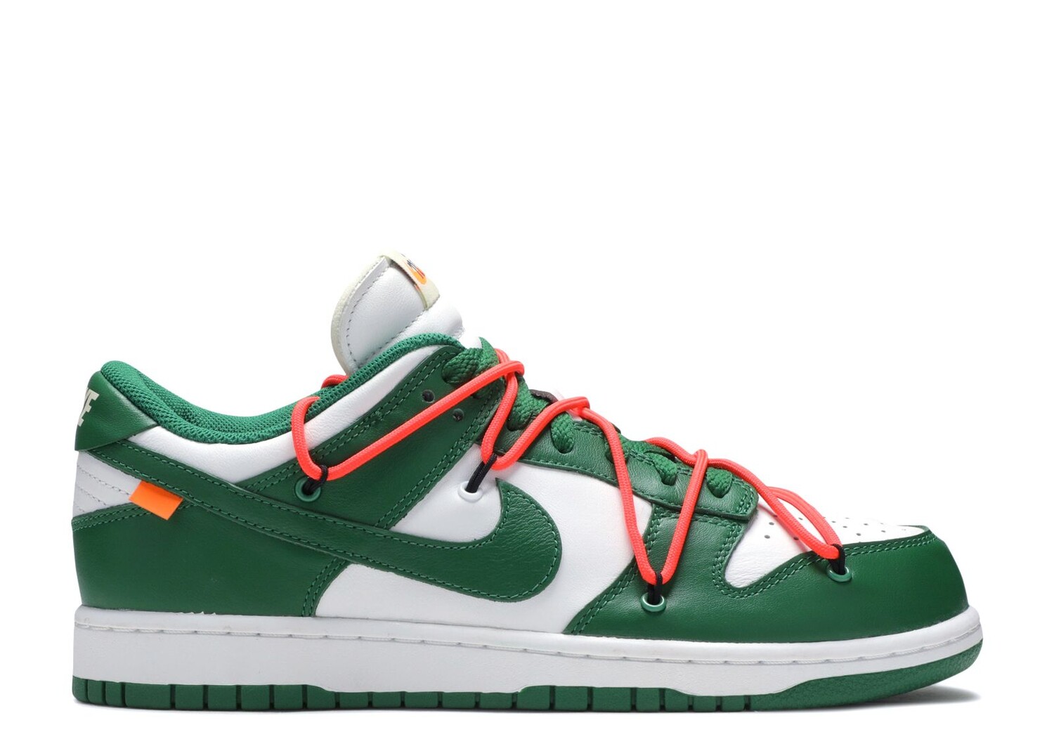 

Кроссовки Nike Off-White X Dunk Low 'Pine Green', зеленый