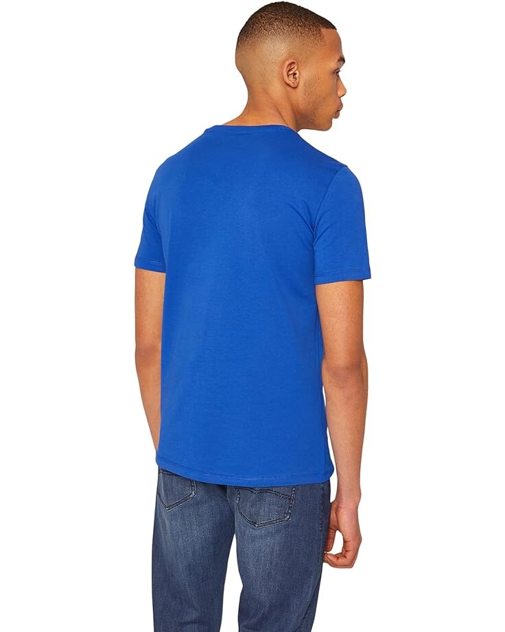 

Футболка Armani Exchange Logo Printed Tee, цвет Marine