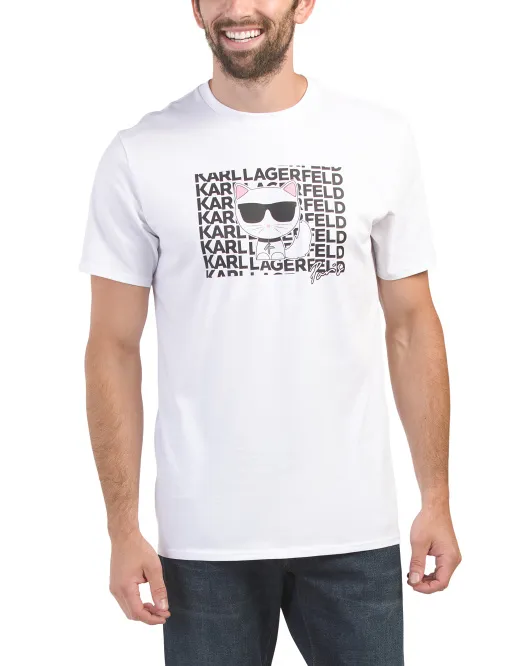 

Футболка Choupette с логотипом Karl Lagerfeld Paris, белый