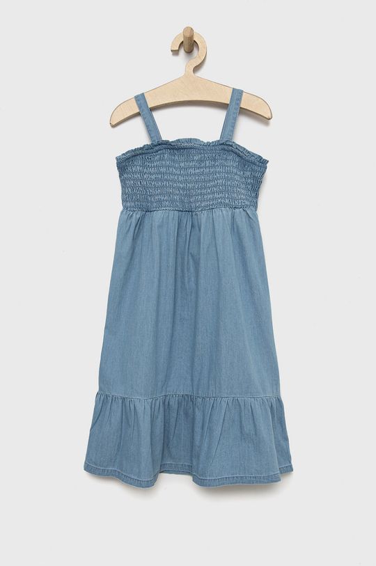 Платье из хлопка для маленькой девочки Gap, синий платье из хлопка для маленькой девочки gap синий