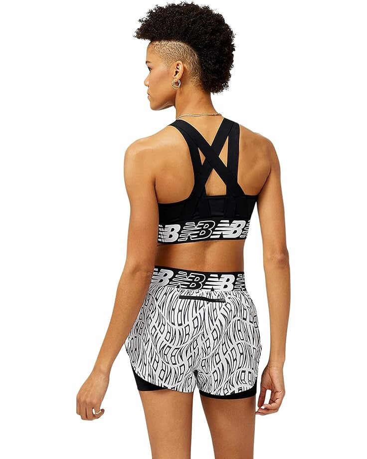 

Бюстгальтер New Balance Relentless Crop Bra, черный