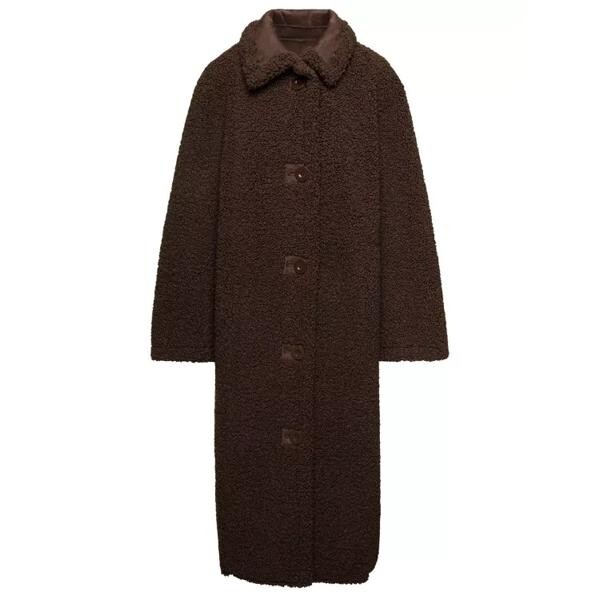 

Пальто kenca reversible shearling Stand Studio, коричневый