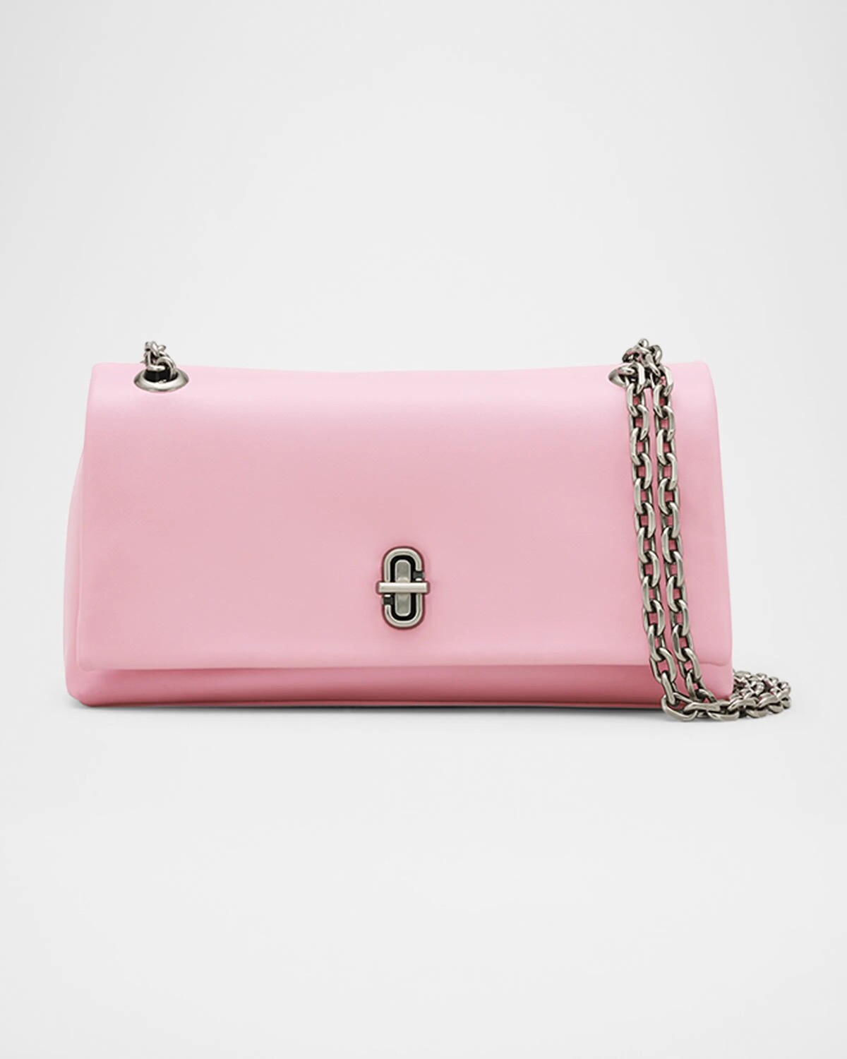 

Кожаный кошелек с двойной цепочкой Marc Jacobs, цвет Ribbon Pink