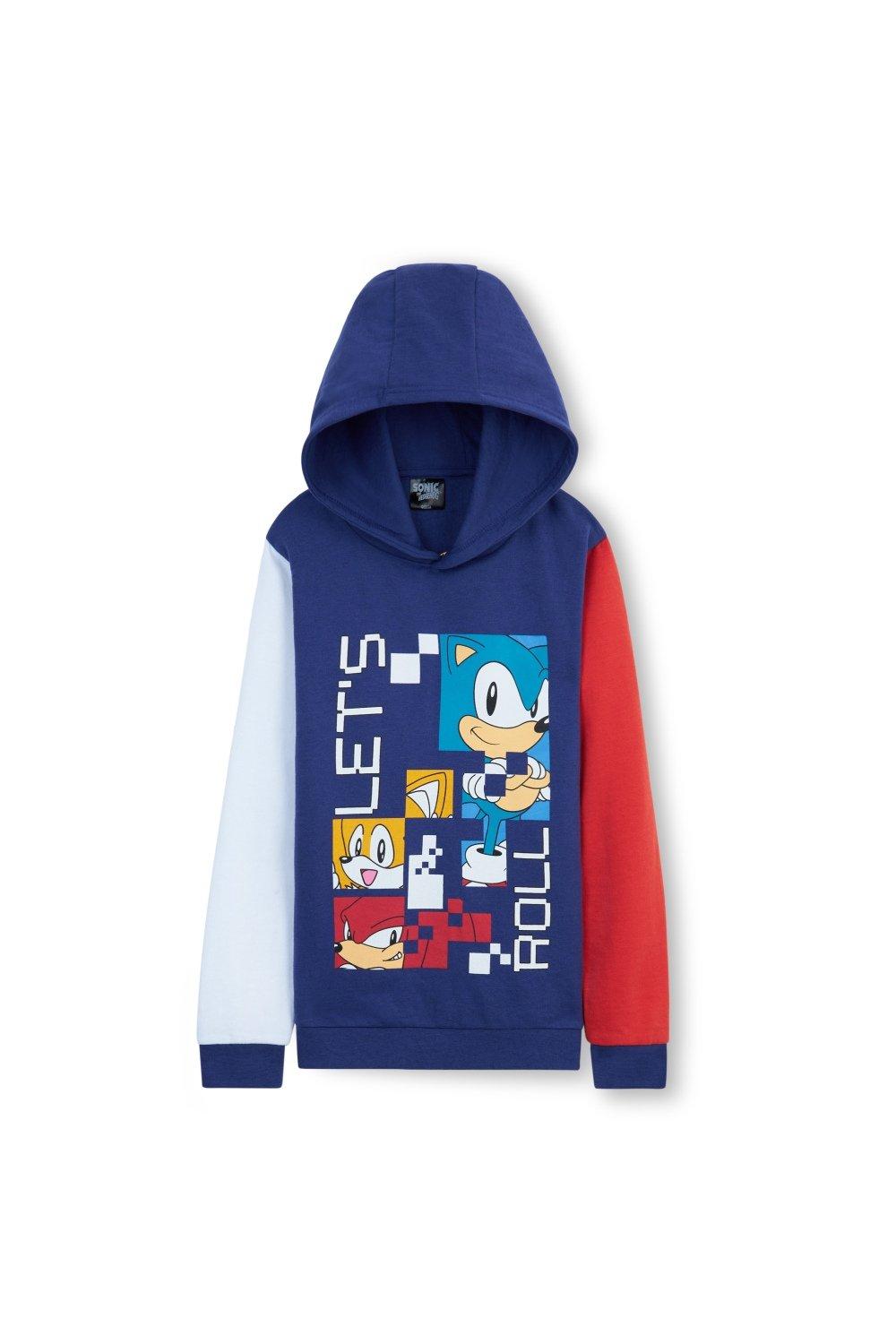 цена Толстовка с капюшоном Sonic the Hedgehog, синий