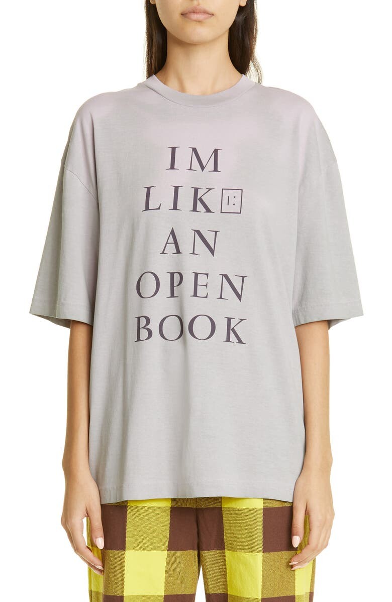 

Футболка Exford Heat Reactive с рисунком ACNE STUDIOS, серый/фиолетовый