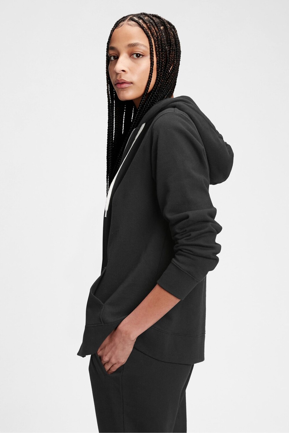 

Толстовка Vintage Classic на молнии Gap, черный