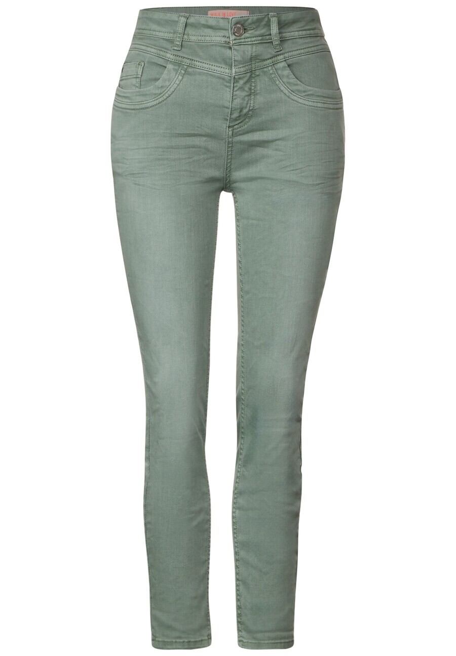 

Джинсы STREET ONE Slim fit Jeans, оливковый