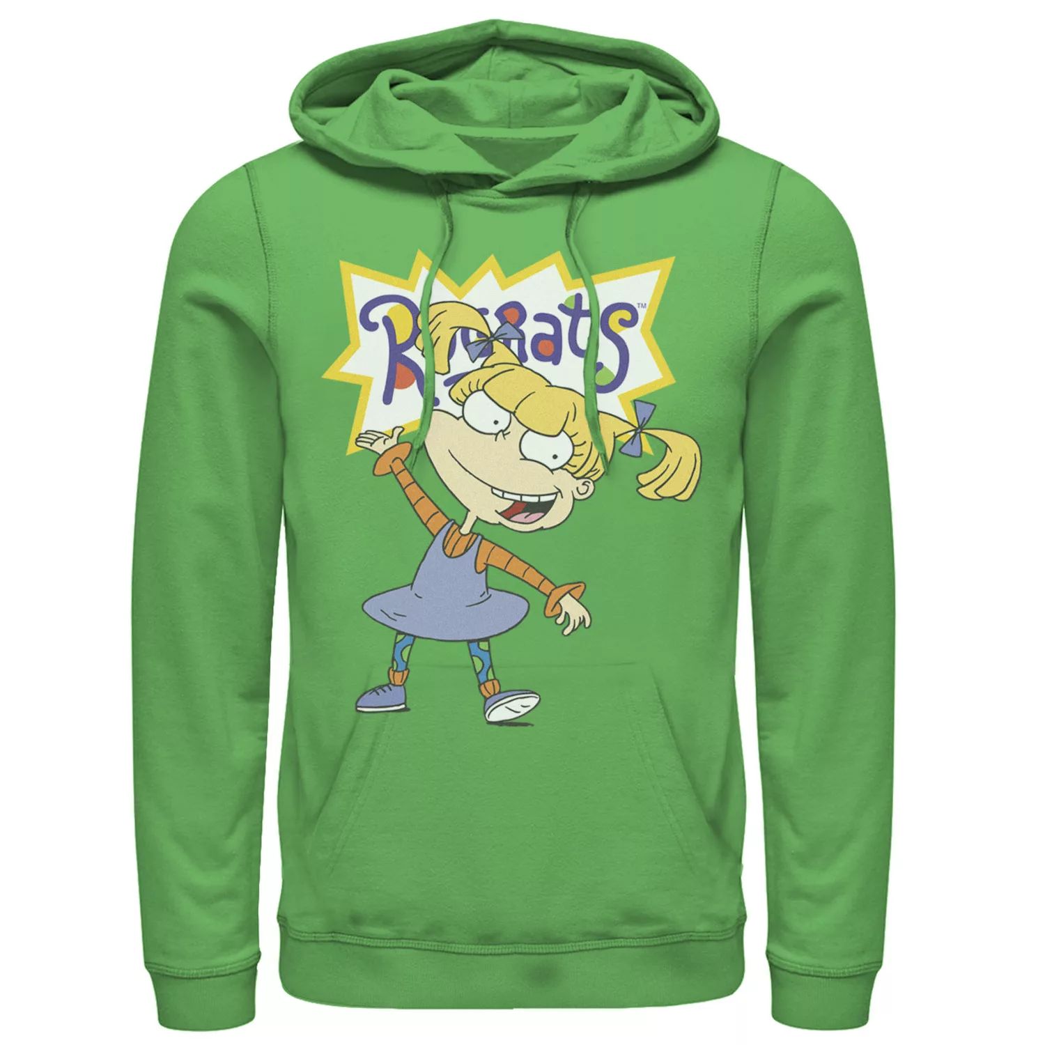 

Мужская худи Rugrats Angelica с простым портретным рисунком Nickelodeon