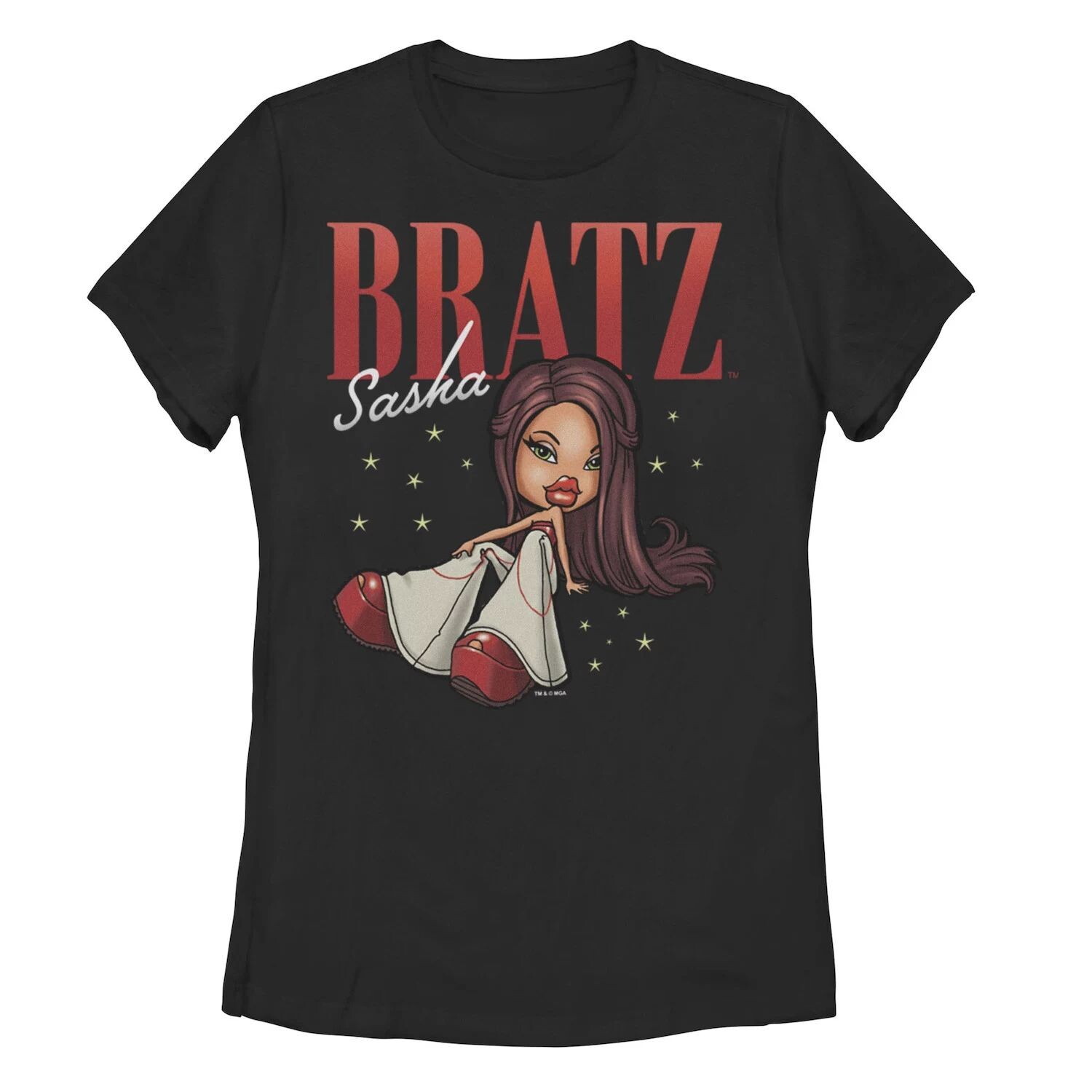 

Футболка с портретом Bratz Sasha для юниоров Licensed Character