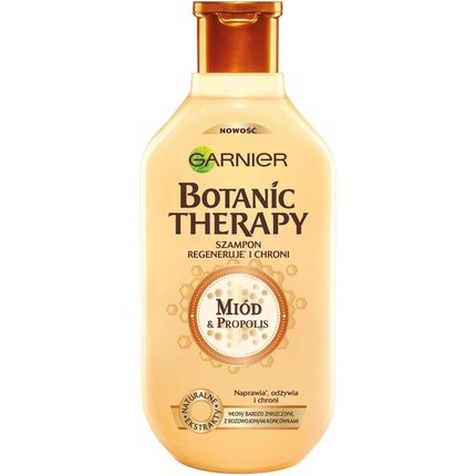Botanic Therapy Шампунь для волос с медом и прополисом для очень поврежденных волос 400мл, Garnier