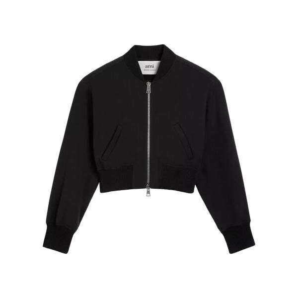 

Куртка bomberjacke black black Ami Paris, черный