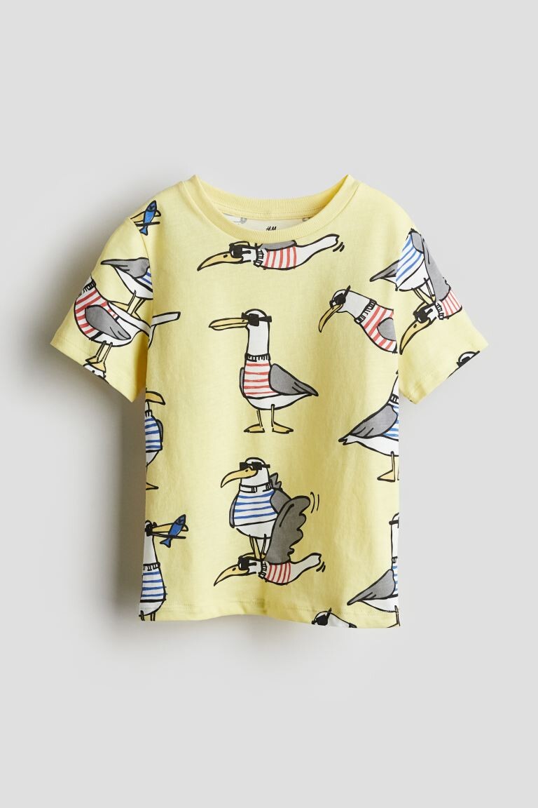 

Футболка с принтом H&M, желтый