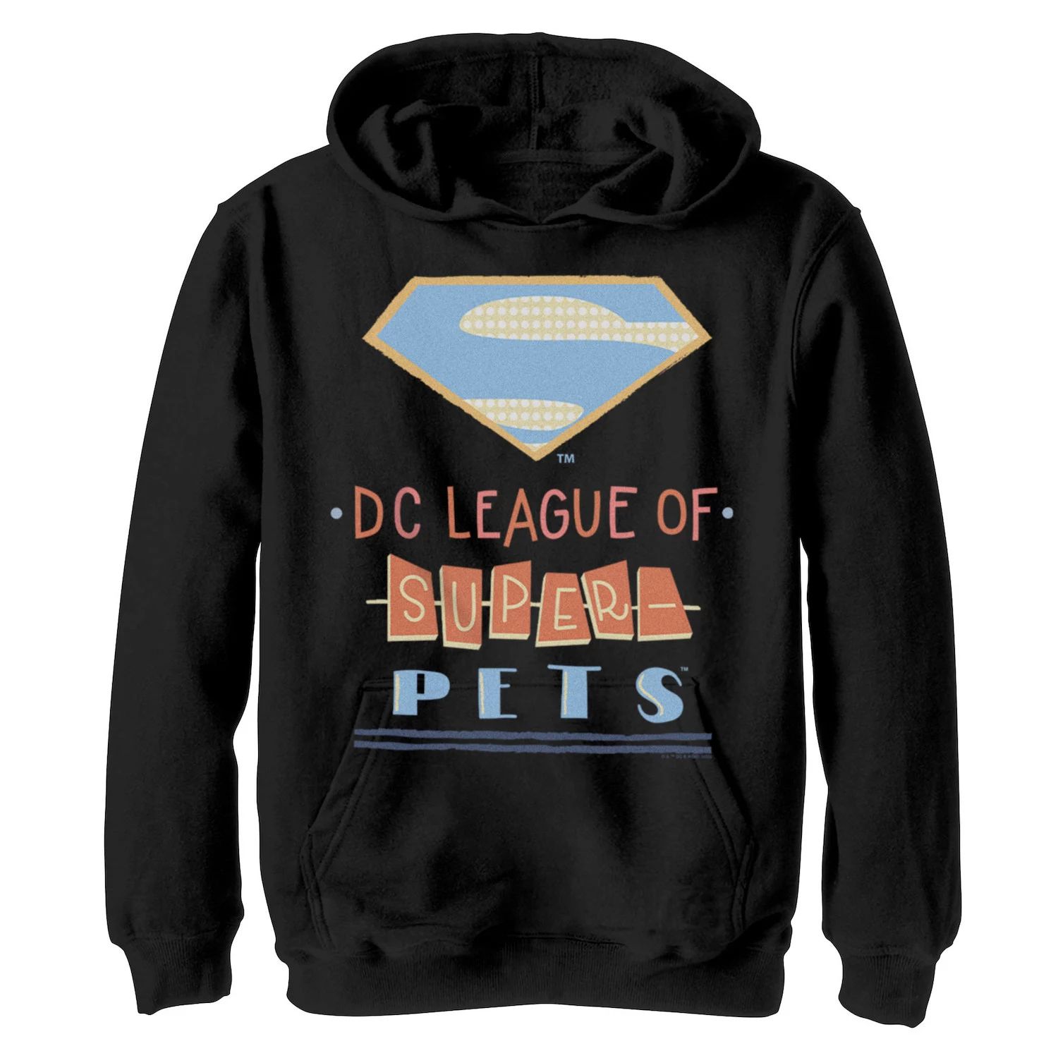 Толстовка с логотипом Супермена DC Super Pets для мальчиков 8–20 лет DC Comics