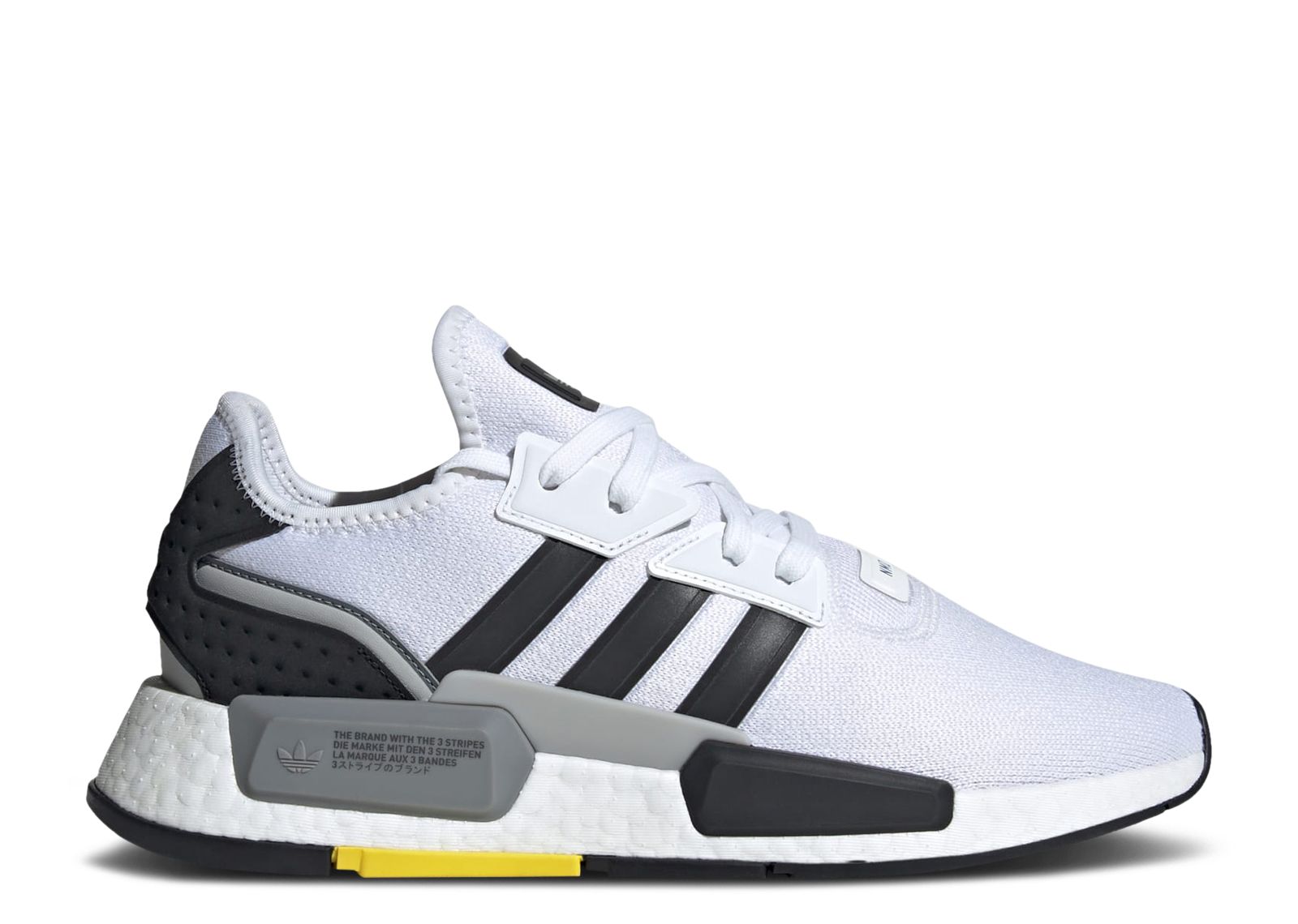 

Кроссовки adidas Nmd_G1 'White Black Yellow', белый