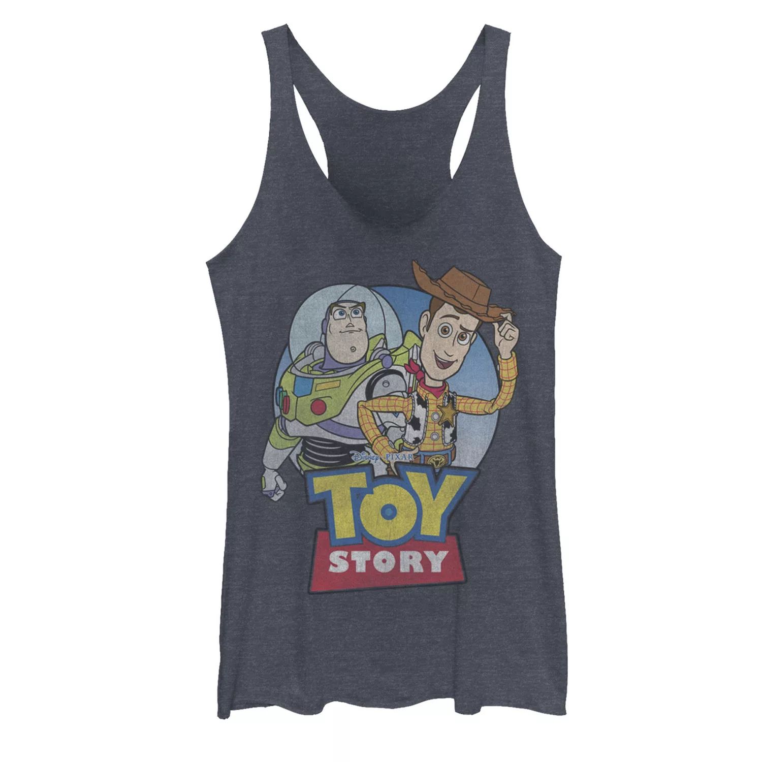 

Майка с логотипом Disney/Pixar's Toy Story Juniors Buzz and Woody Movie Movie Licensed Character