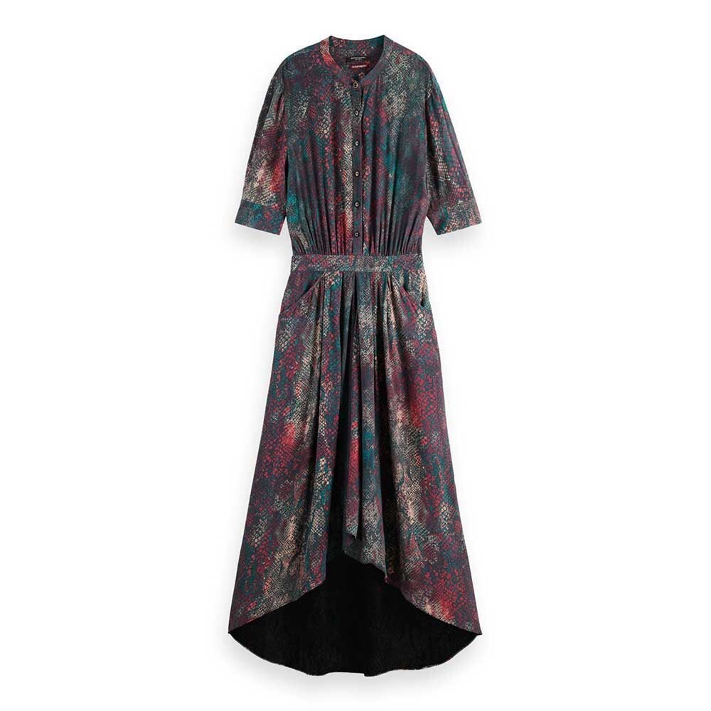 

Платье Scotch & Soda 174764 Short Sleeve Midi, разноцветный