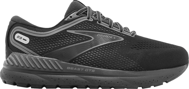 Кроссовки Beast GTS 23 4E Wide 'Black Gunmetal', черный