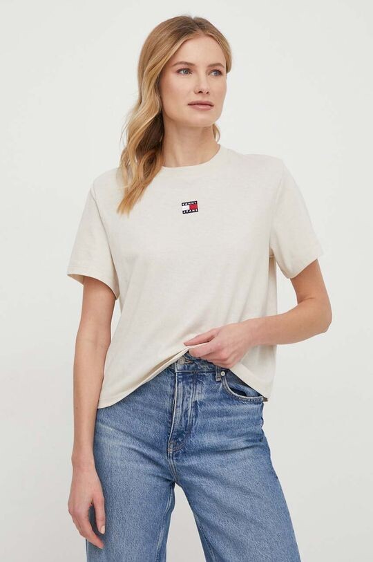 

Футболка Tommy Jeans, бежевый