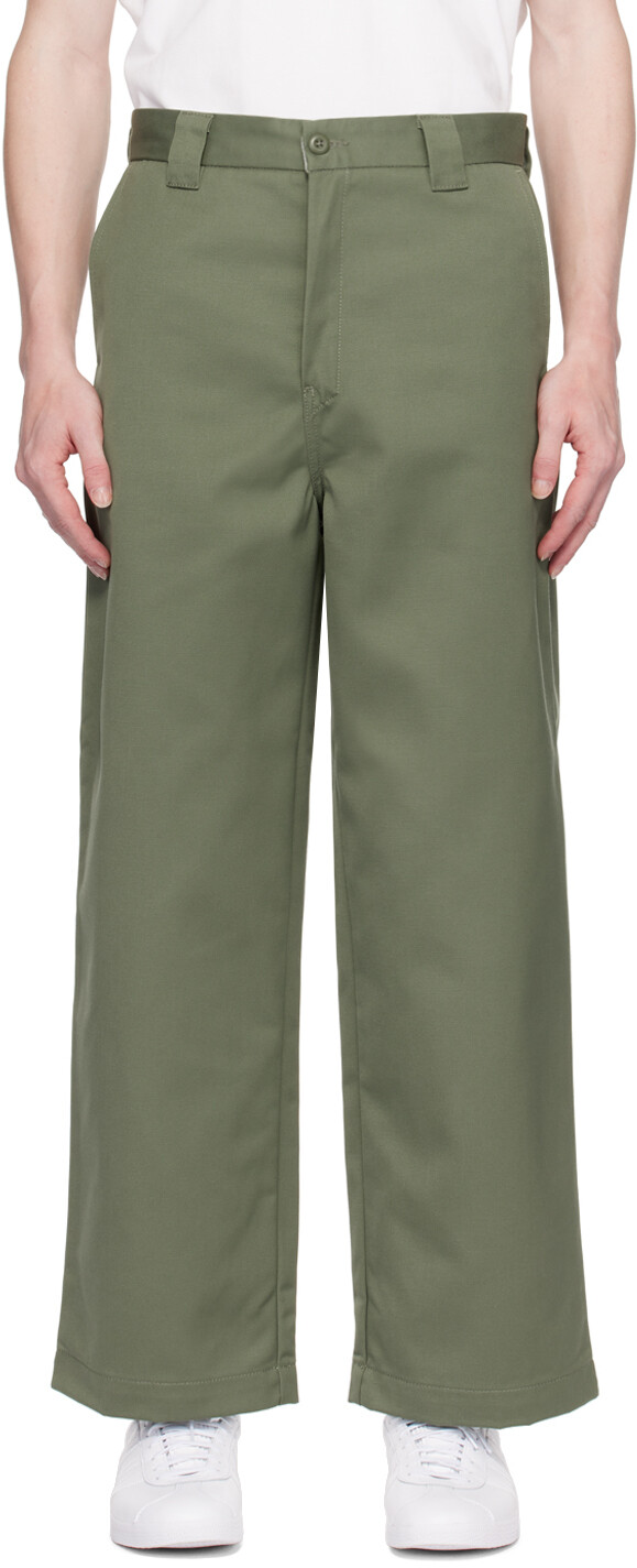 

Брюки цвета хаки Brooker Carhartt Work In Progress