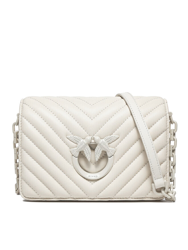 

Наплечная сумка Love Click Mini AI 23-24 PLTT 100067 Pinko, экрю
