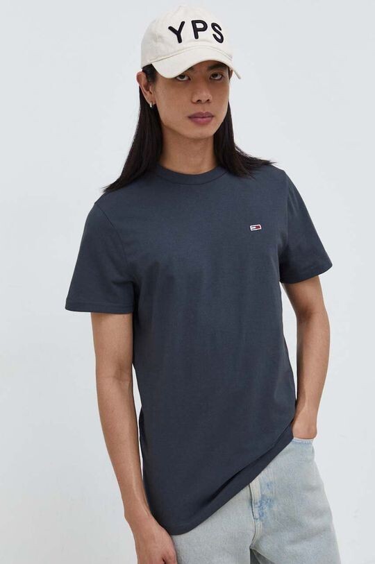 

Хлопковая футболка Tommy Jeans, серый