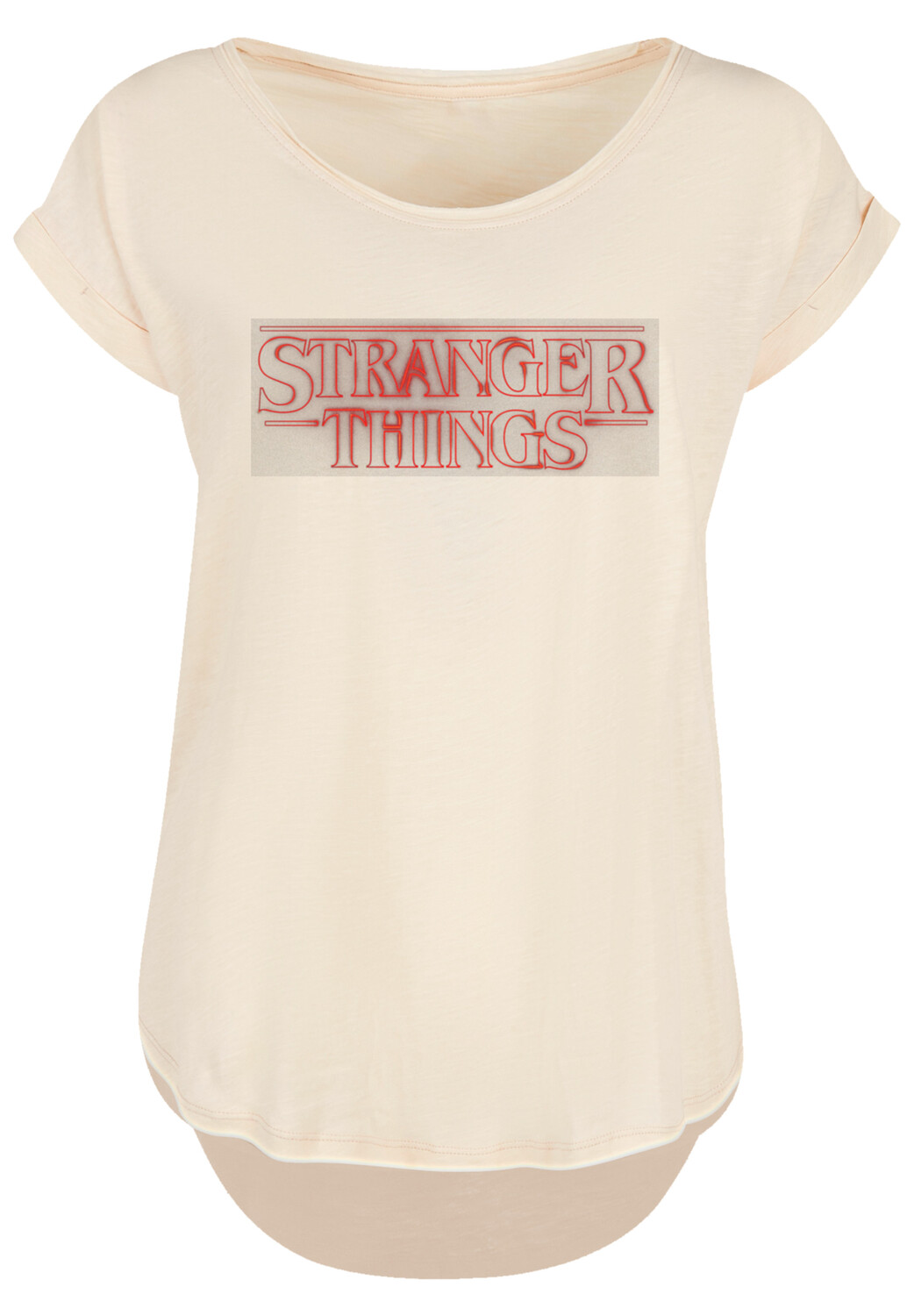 

Футболка F4NT4STIC Stranger Things Glow Logo Netflix TV Series, белый