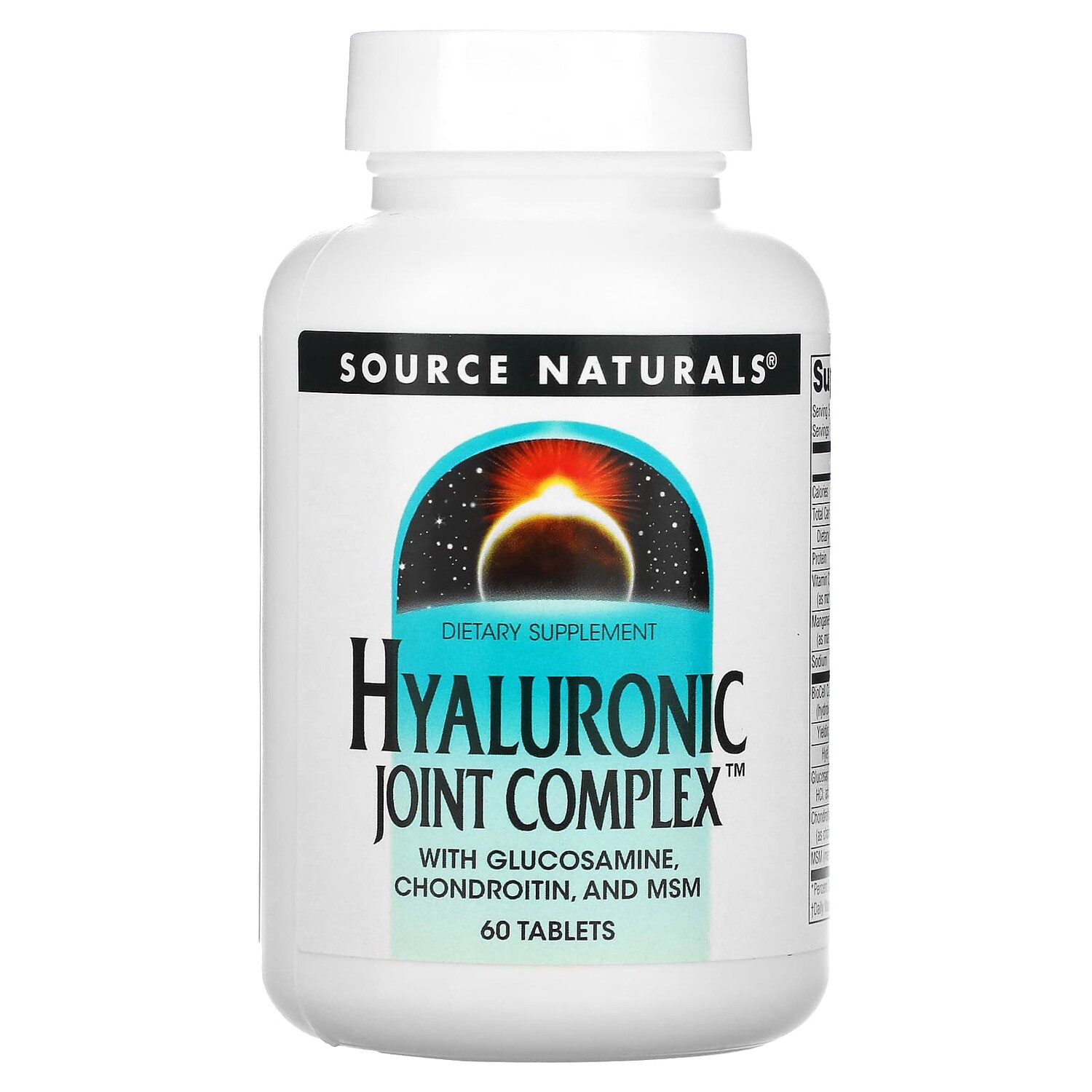 

Гиалуроновый комплекс для суставов, 60 таблеток, Source Naturals