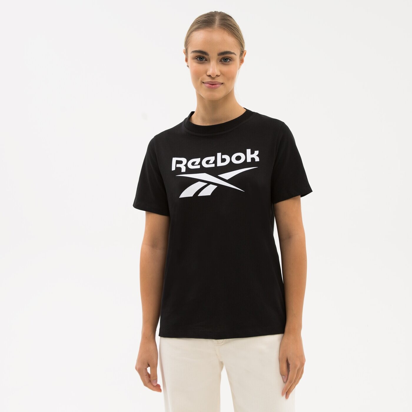 

Футболка Reebok с принтом логотипа, черный