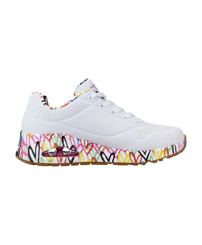 

Стильные кроссовки Love Love Skechers, белый