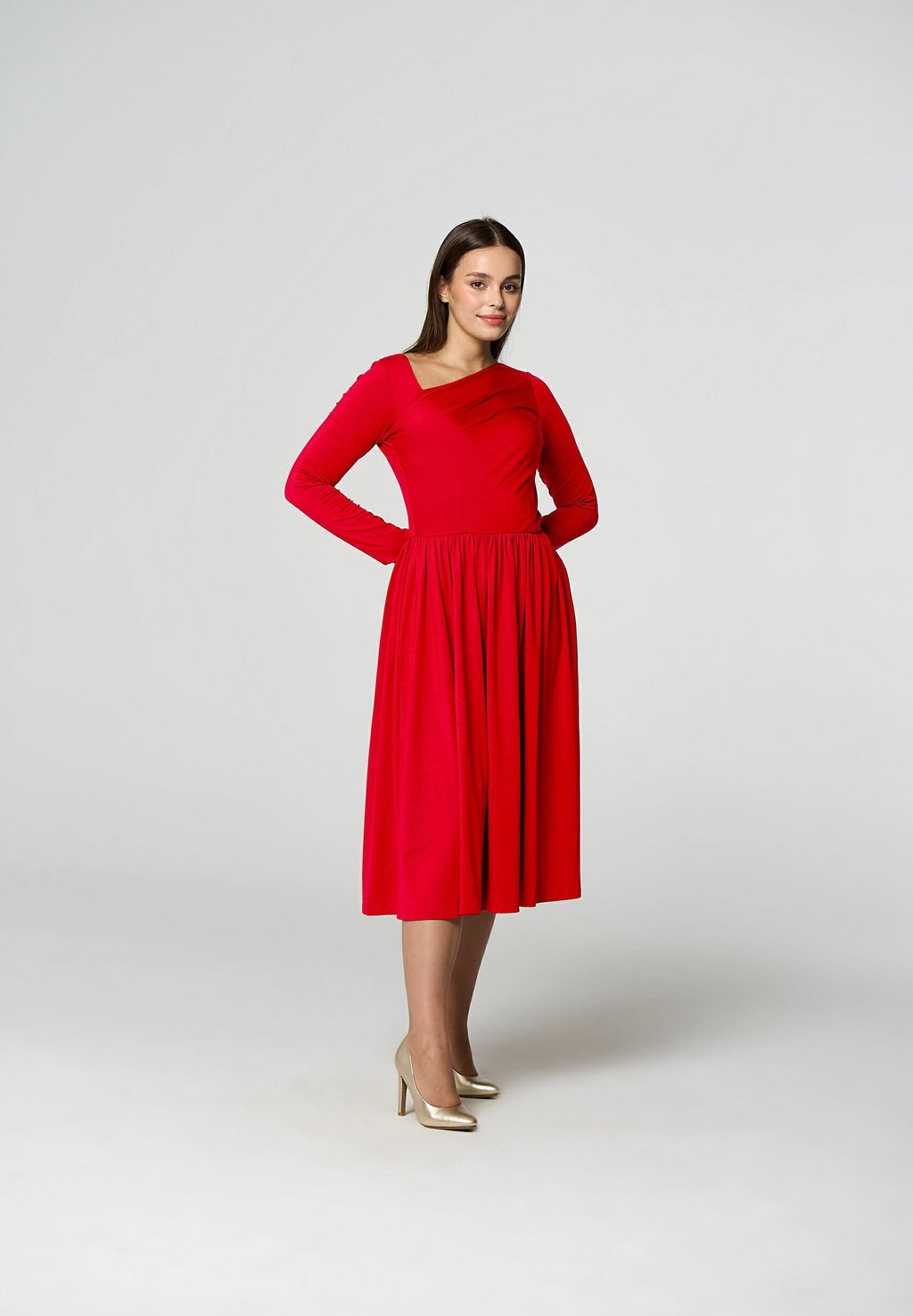 Трикотажное платье MIMOSA By Your Side, цвет red