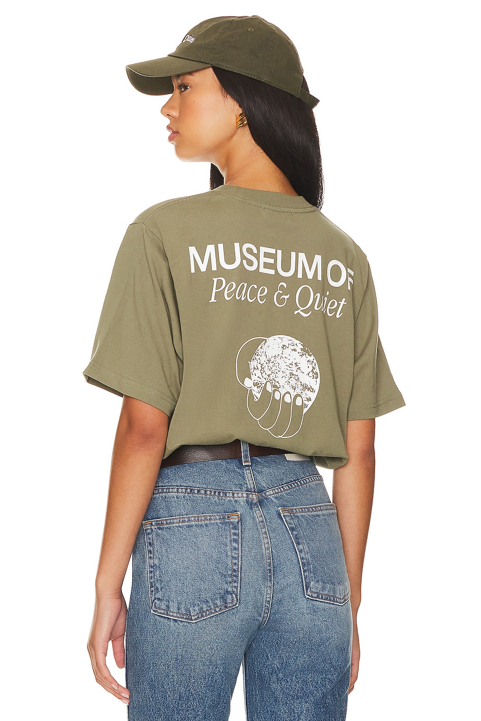 Футболка Museum of Peace and Quiet Wellness Program T-shirt, оливковый