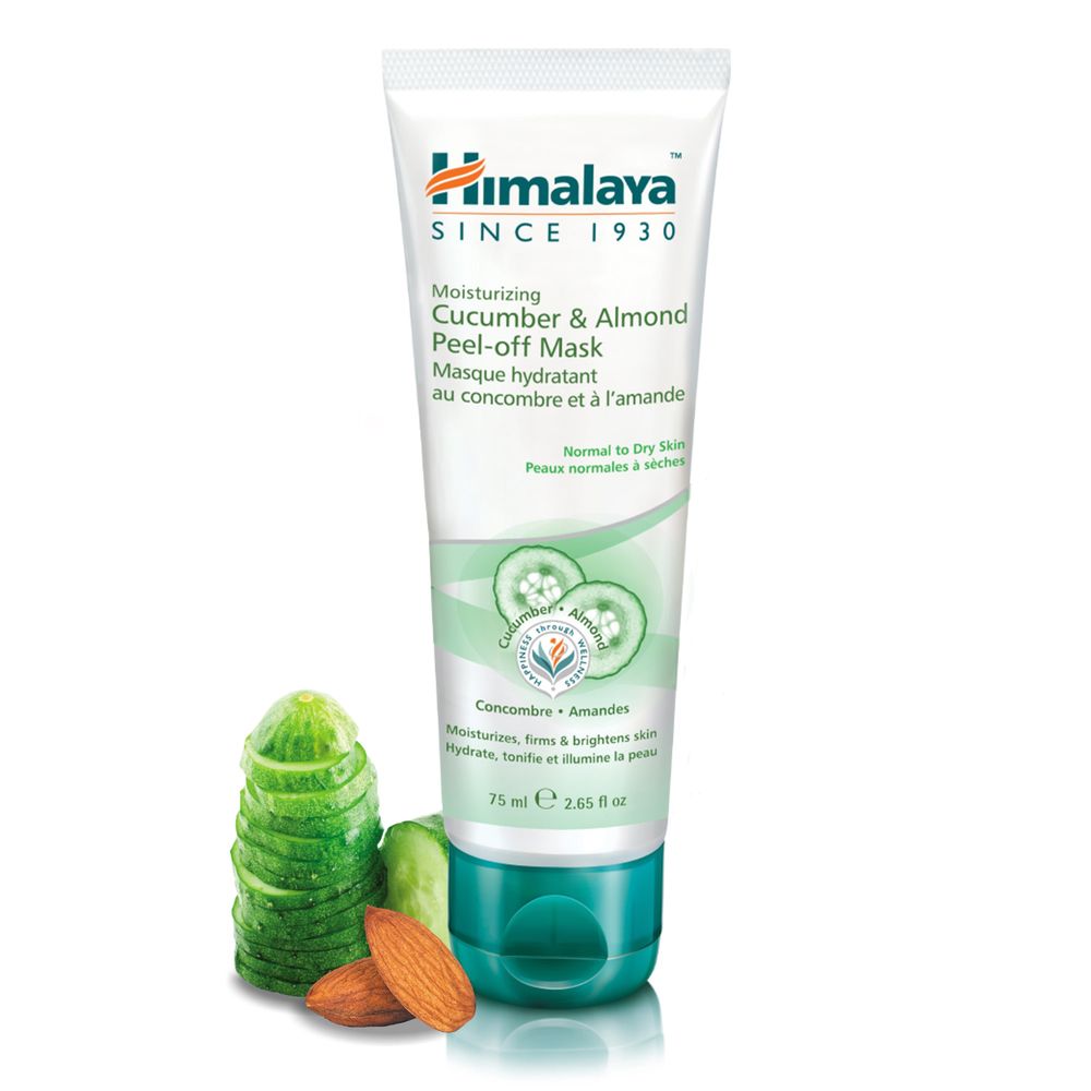 

Маска для лица Moisturizing cucumber almond peel off mask Himalaya herbal healthcare, 75 мл