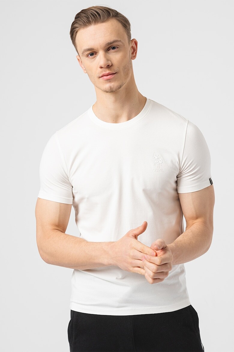 

Футболка с овальным вырезом U S Polo Assn , белый